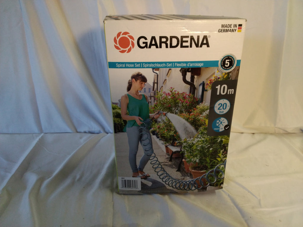Gardena Spiral Hose Set 10 m | Kit Tubo Spirale con Lancia e Raccordi | Nuovo