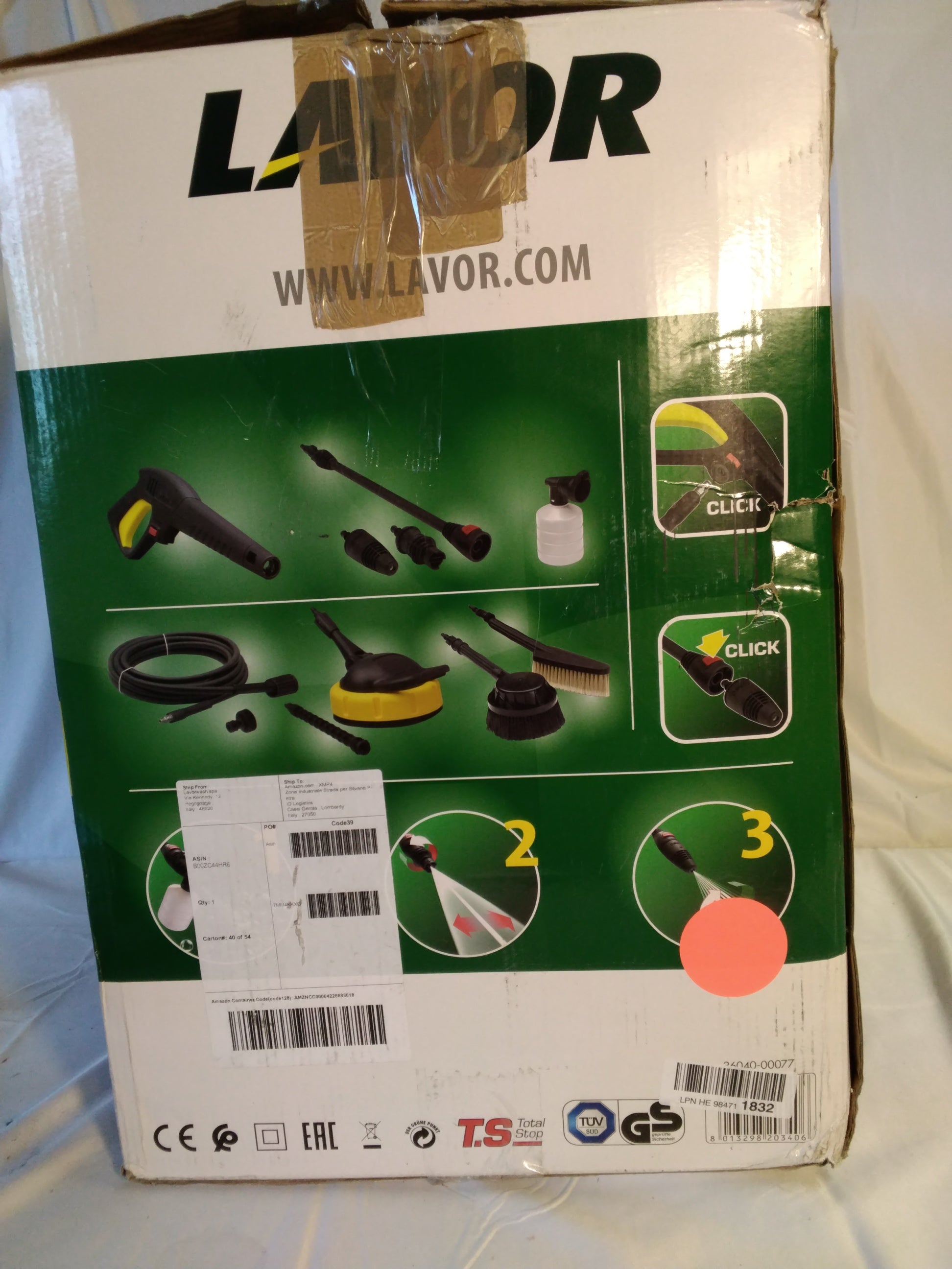 Lavor Galaxy 160 Idropulitrice ad Alta Pressione 2500W | Nuova con Accessori Completi