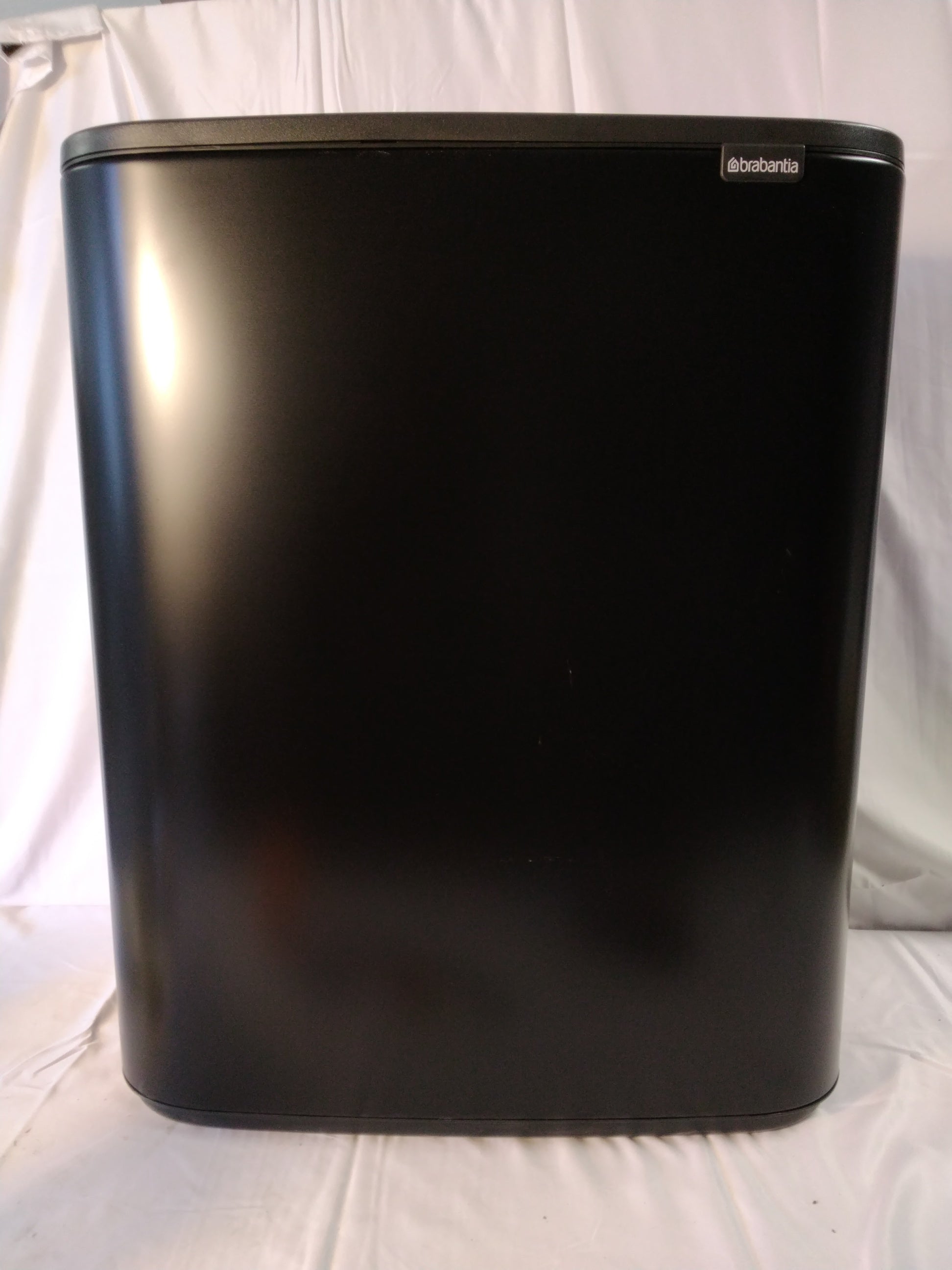 Brabantia Bo Touch Bin Hi 2 x 30L Pattumiera Differenziata Soft Touch | Nero Opaco.